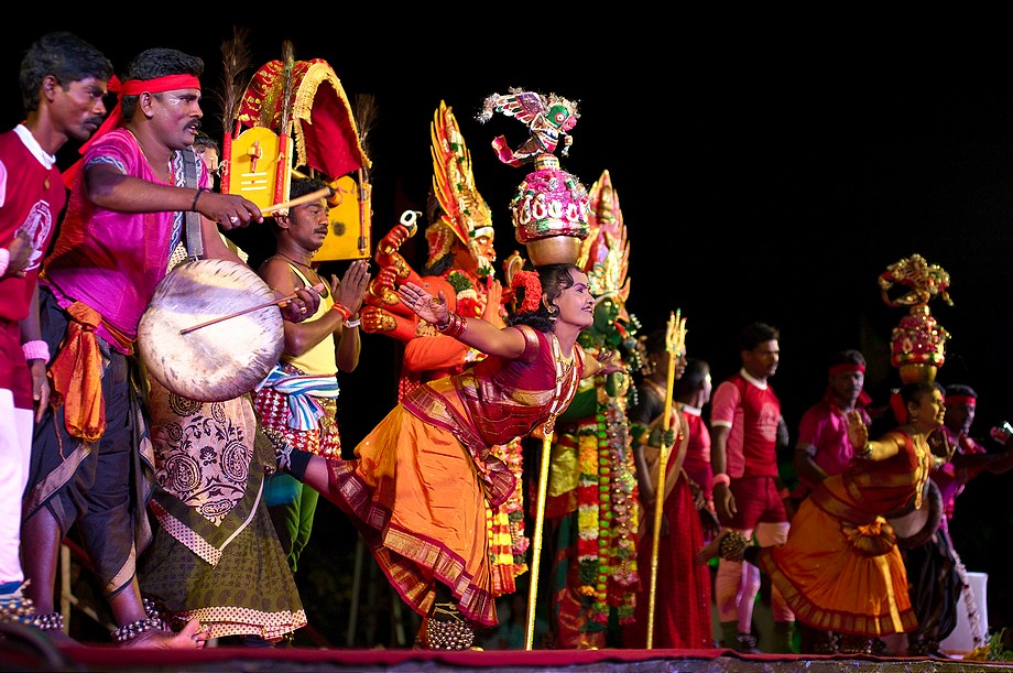 K. Somasundaram Group, Tamilnadu Rural Art Centre, Madurai (Folk) (Mamallapuram Dance Festival 2012 - Folk dance)